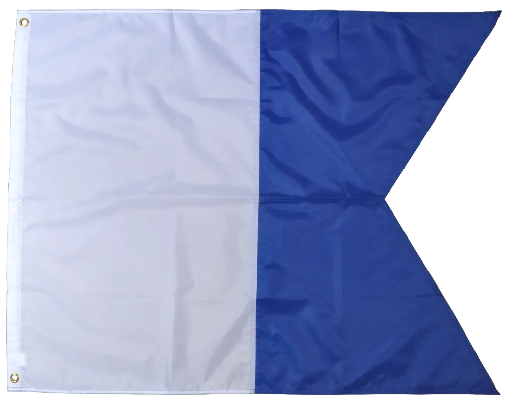 [DT16993E] ALFA flag nylon 50 x 61cm