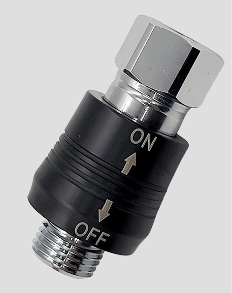 [AS1751313218352] Shutoff valve on/off regulator hose
