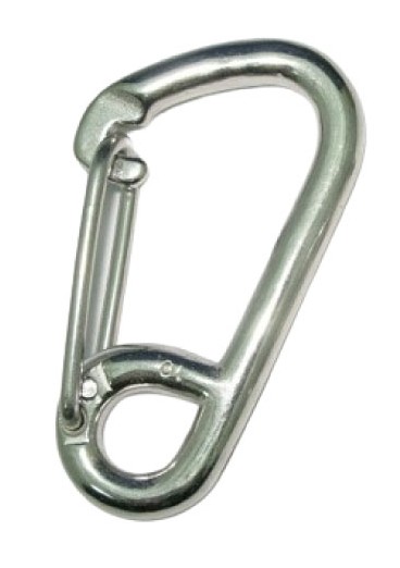 [AS1471327608672] Stainless steel spring hook 110mm
