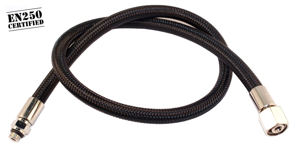 Dive flex regulator hose (56 cm, Rood)