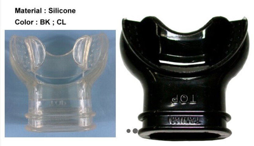 Comfort bite mouthpiece Silicon (Zwart)