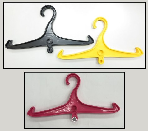 Heavy duty BC hanger with DIN and INT regulator adapter (Rood)