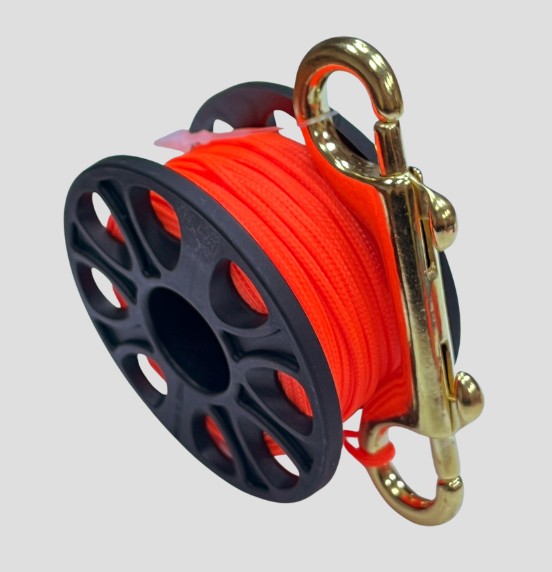 Mini reel spool 20 meter (Geel)