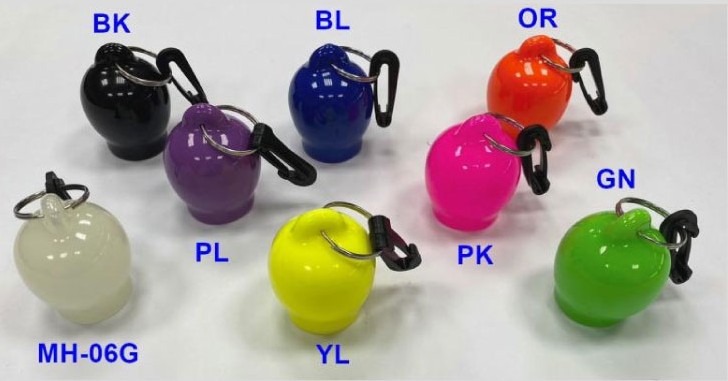Octopus holder rounded (Geel)