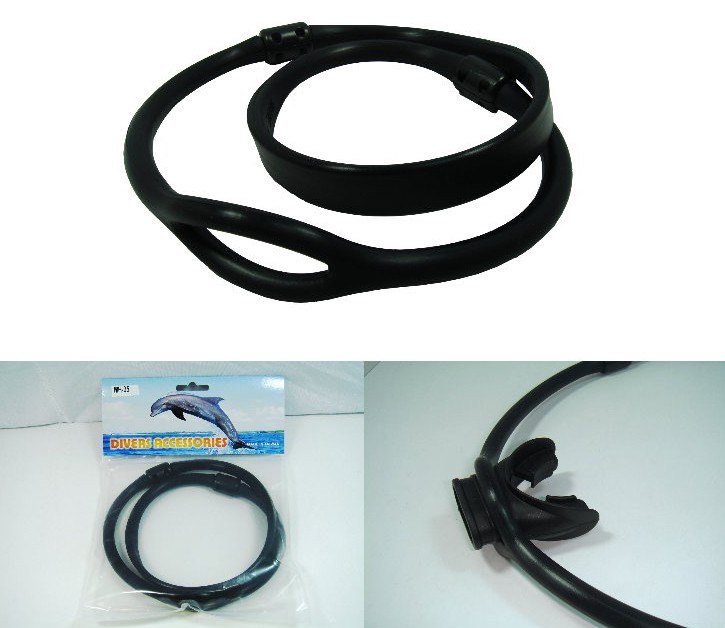 Silicon regulator necklace (Geel, S)