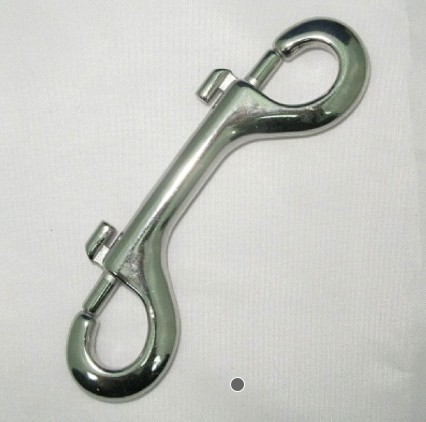 Stainless steel double end snap (100 mm)