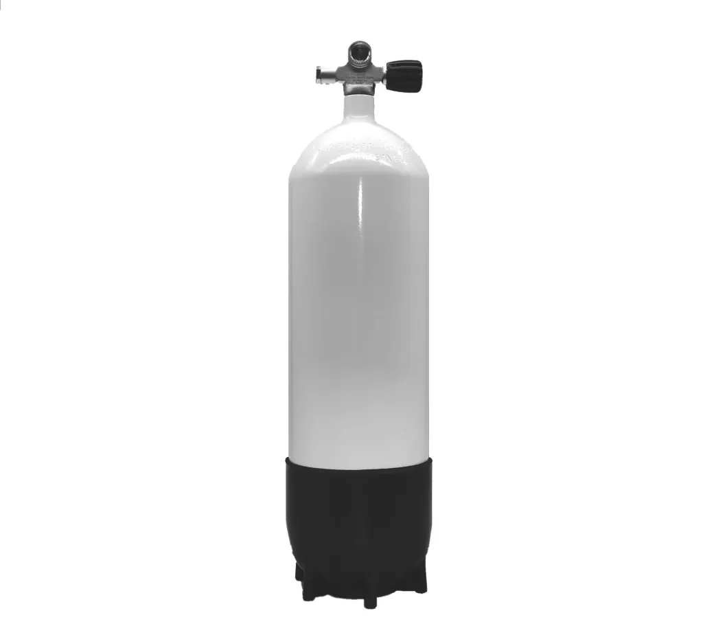 10L, 232 bar cylinder complete