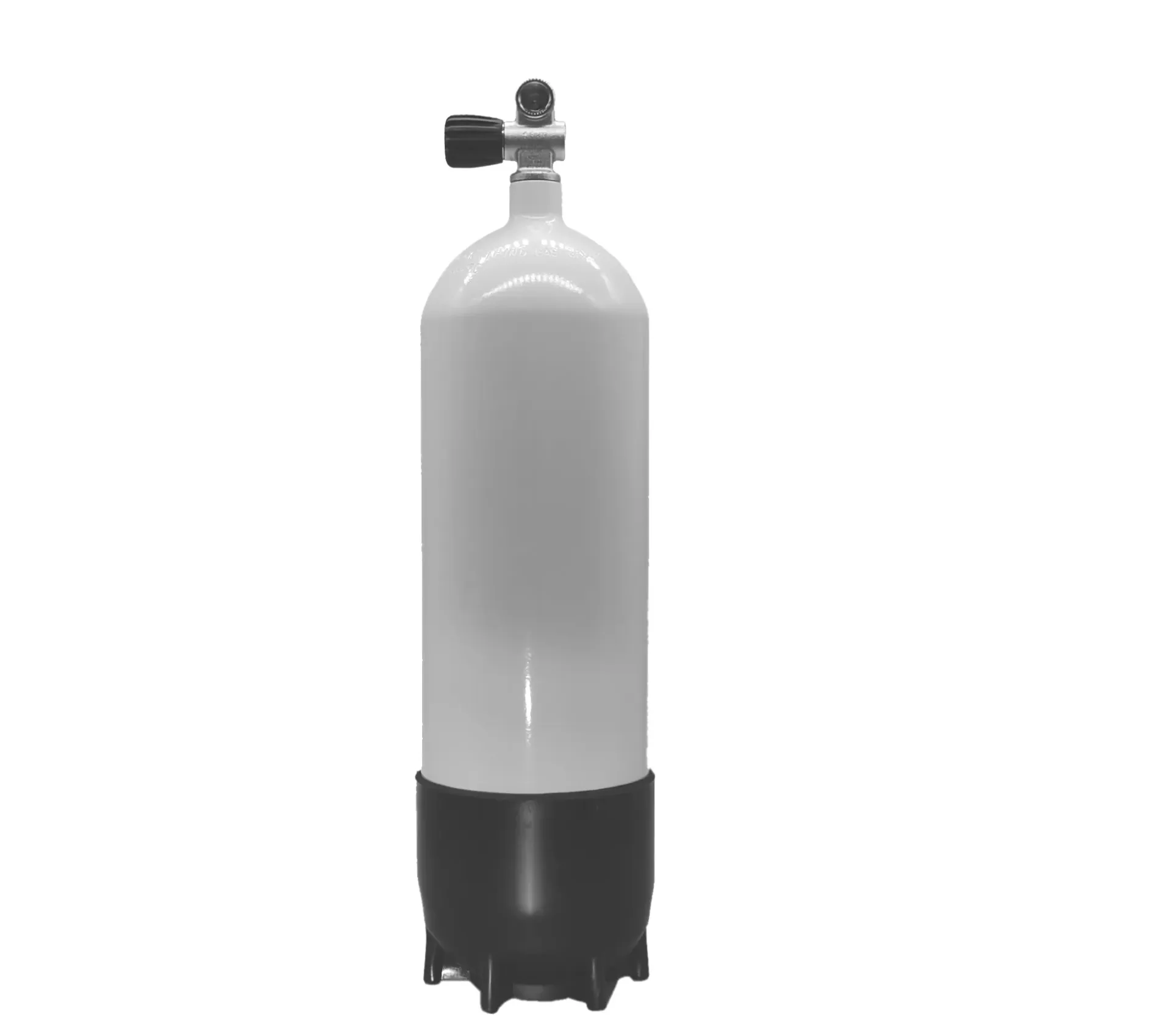 10L, 232 bar cylinder complete with boot an valve 12144