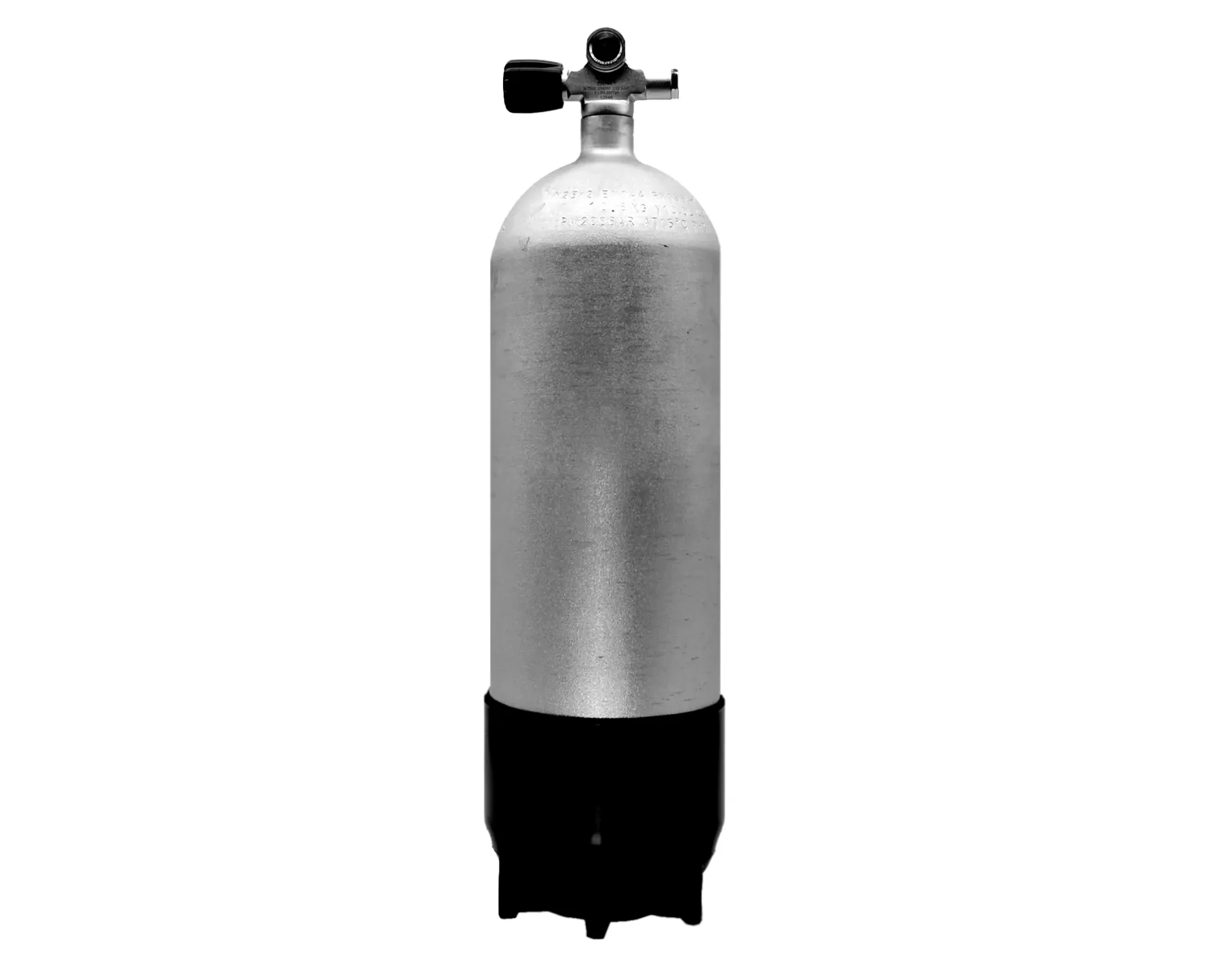Faber 12 L long 200 bar  lightweight Steel Cylinder, Sherardized Finish