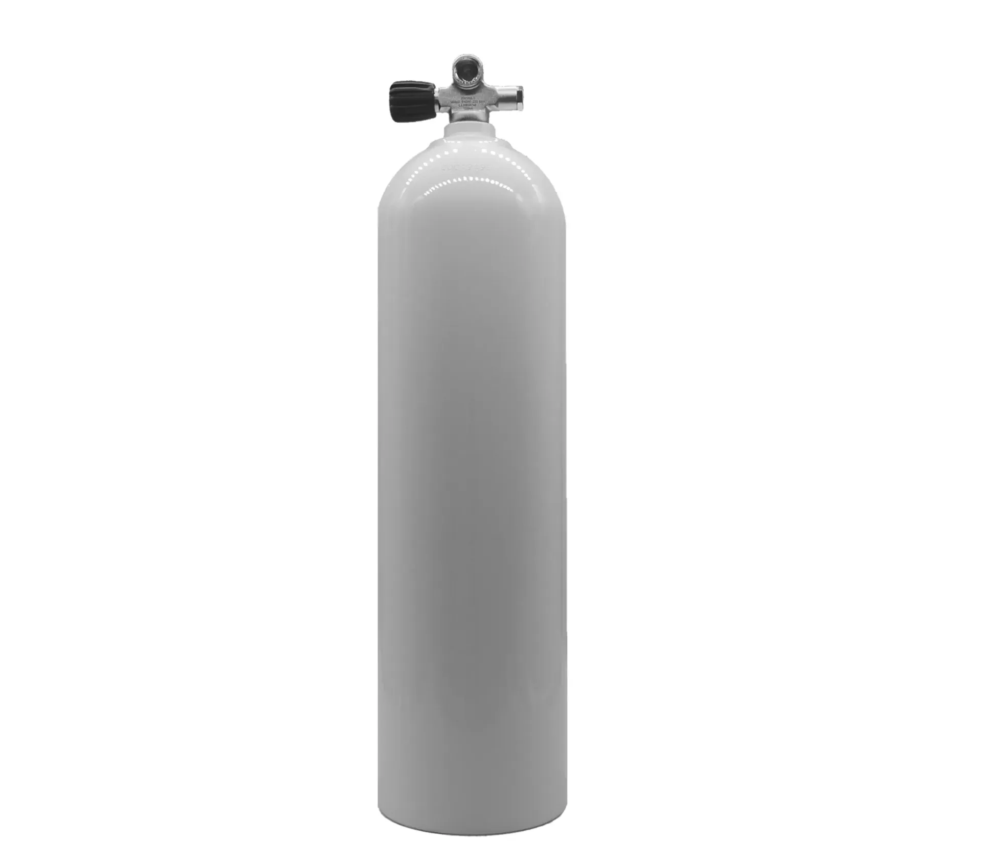 MES 11,1 L,  207 bar alu cylinder, white with Pro valve 12544-LI