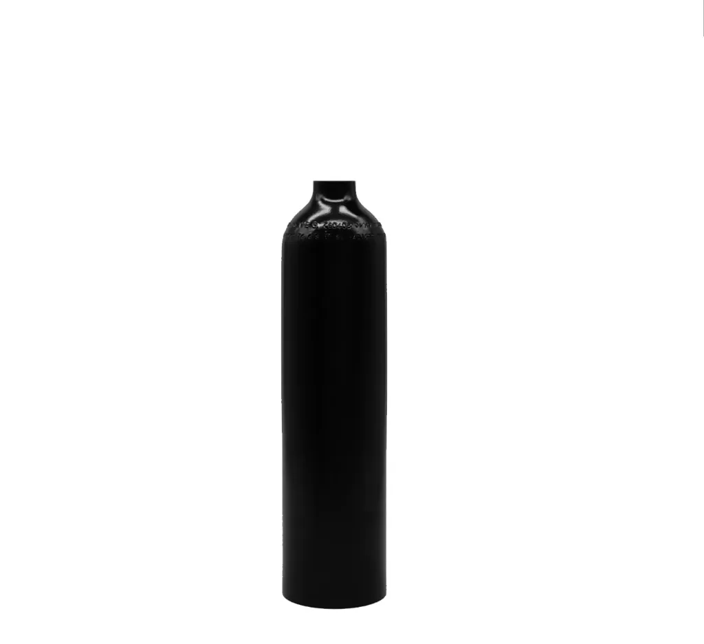 MES 2 L/ 200 bar Alu cylinder, black