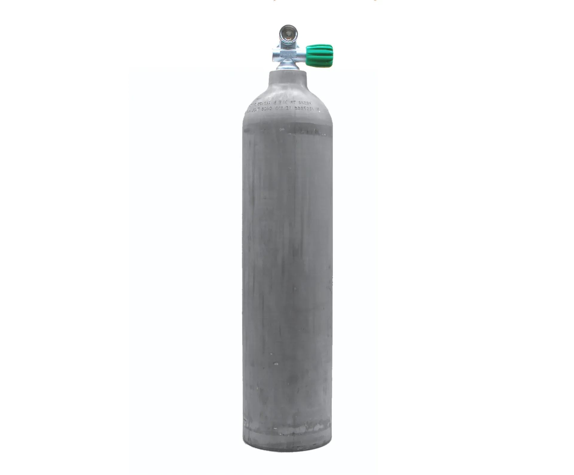 MES 7 L/ 200 bar alu cylinder natural with Nitrox valve 12400RE