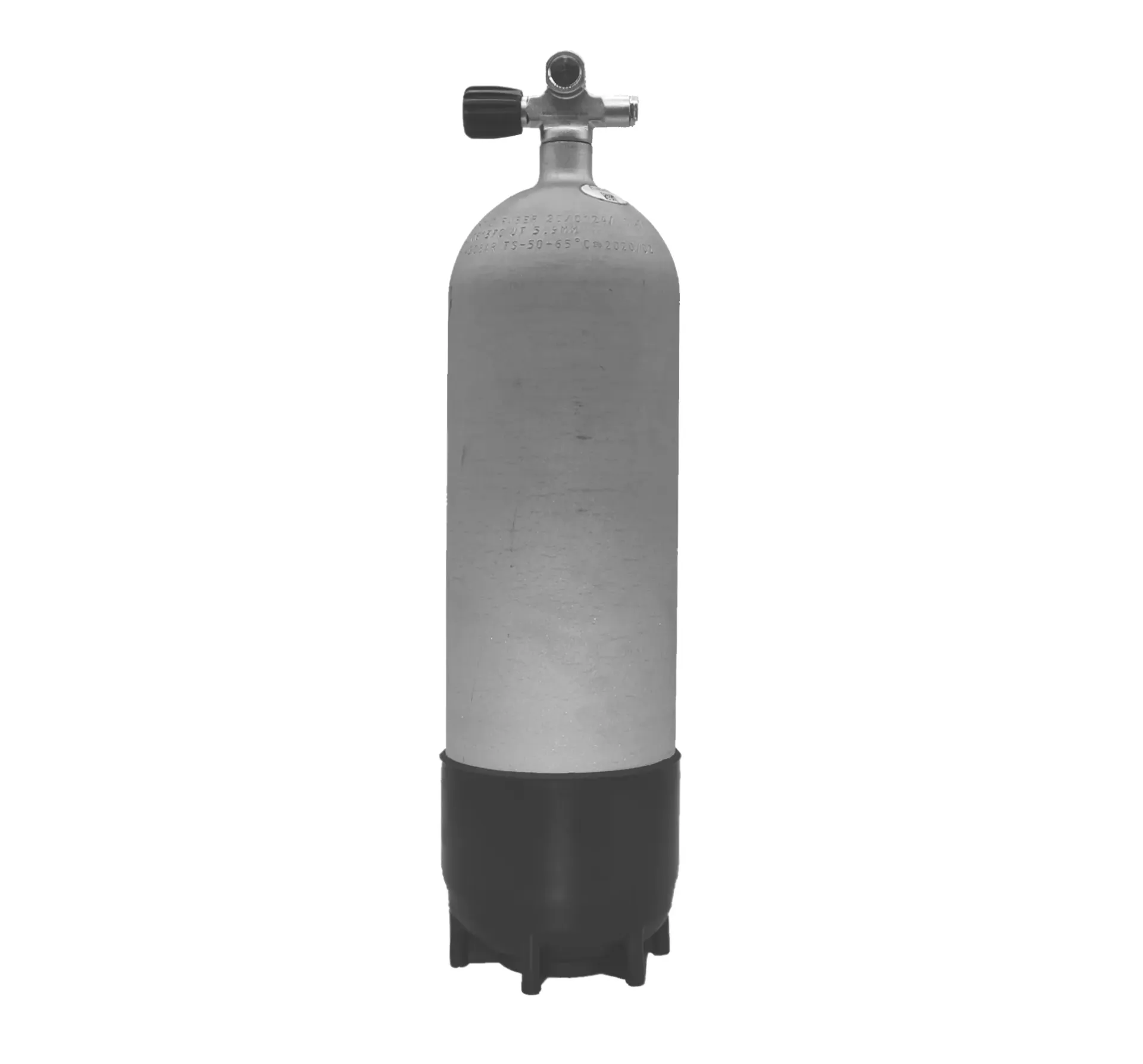 Faber 10L/300 bar hot dipped  steel cylinder, complete