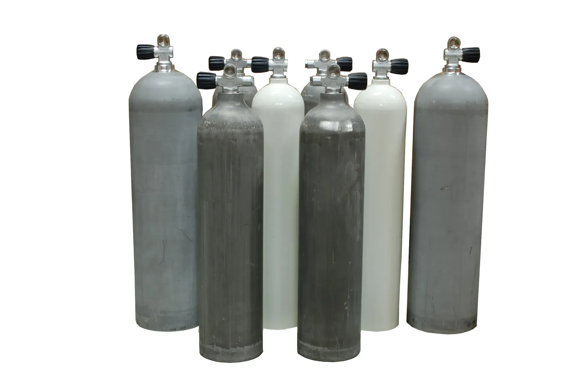 Faber 3L/ 300 bar hot dipped cylinder with nautec valve 523400