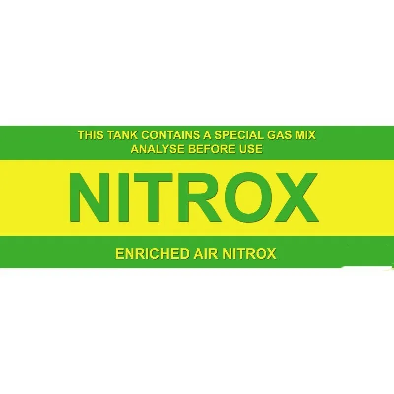 Nitrox sticker-29x10 cm