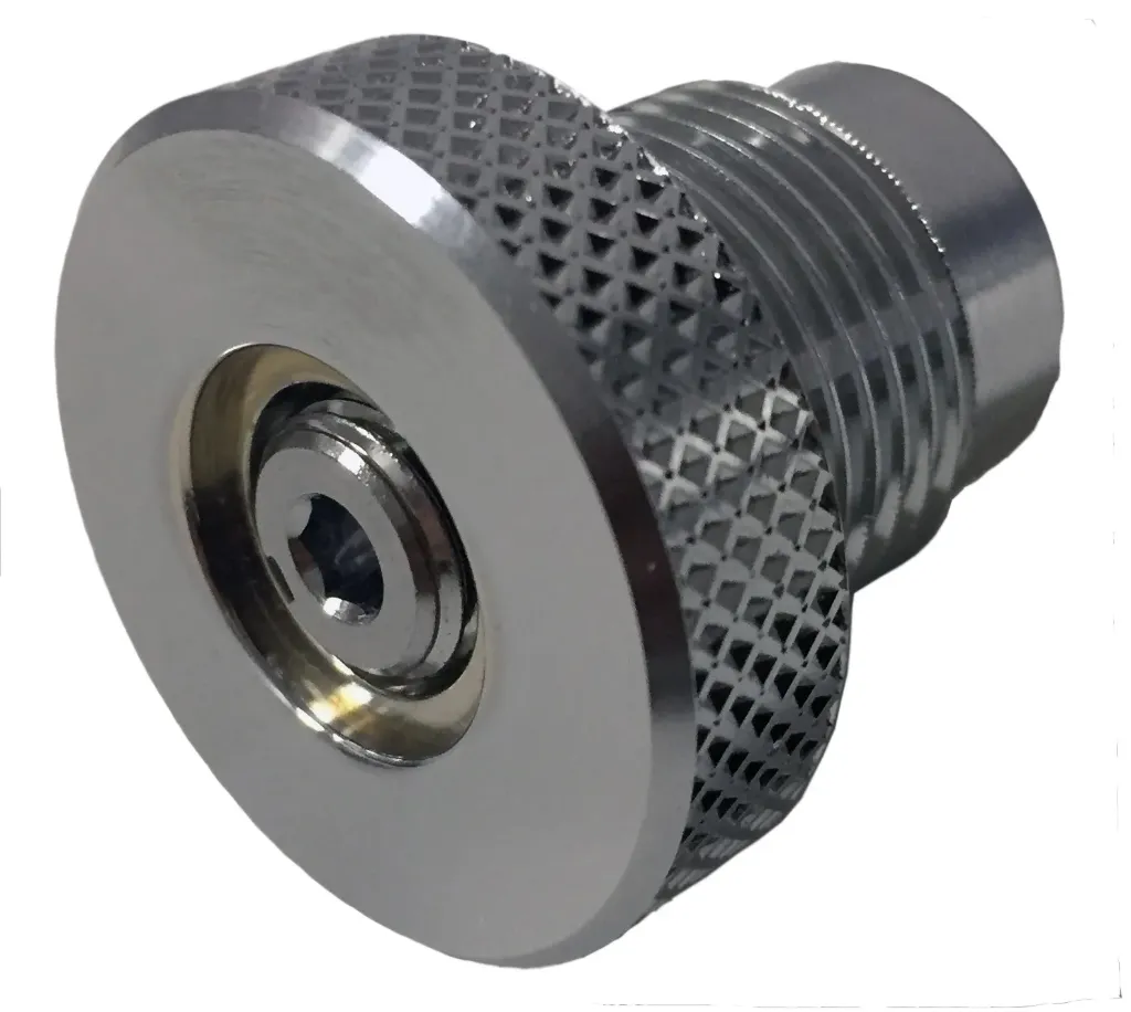 Plug with purge G5/8 300 bar